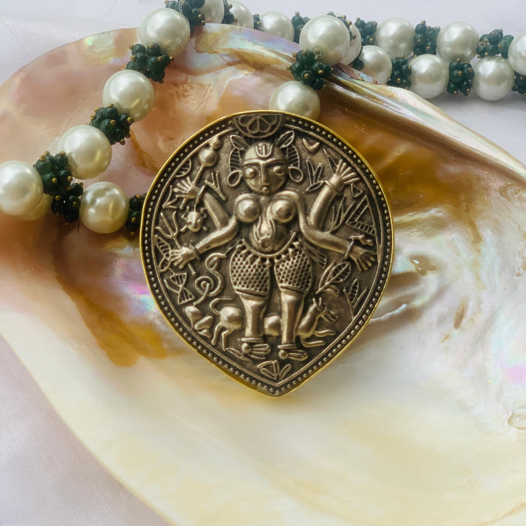 Sketch of God in Silver Ring