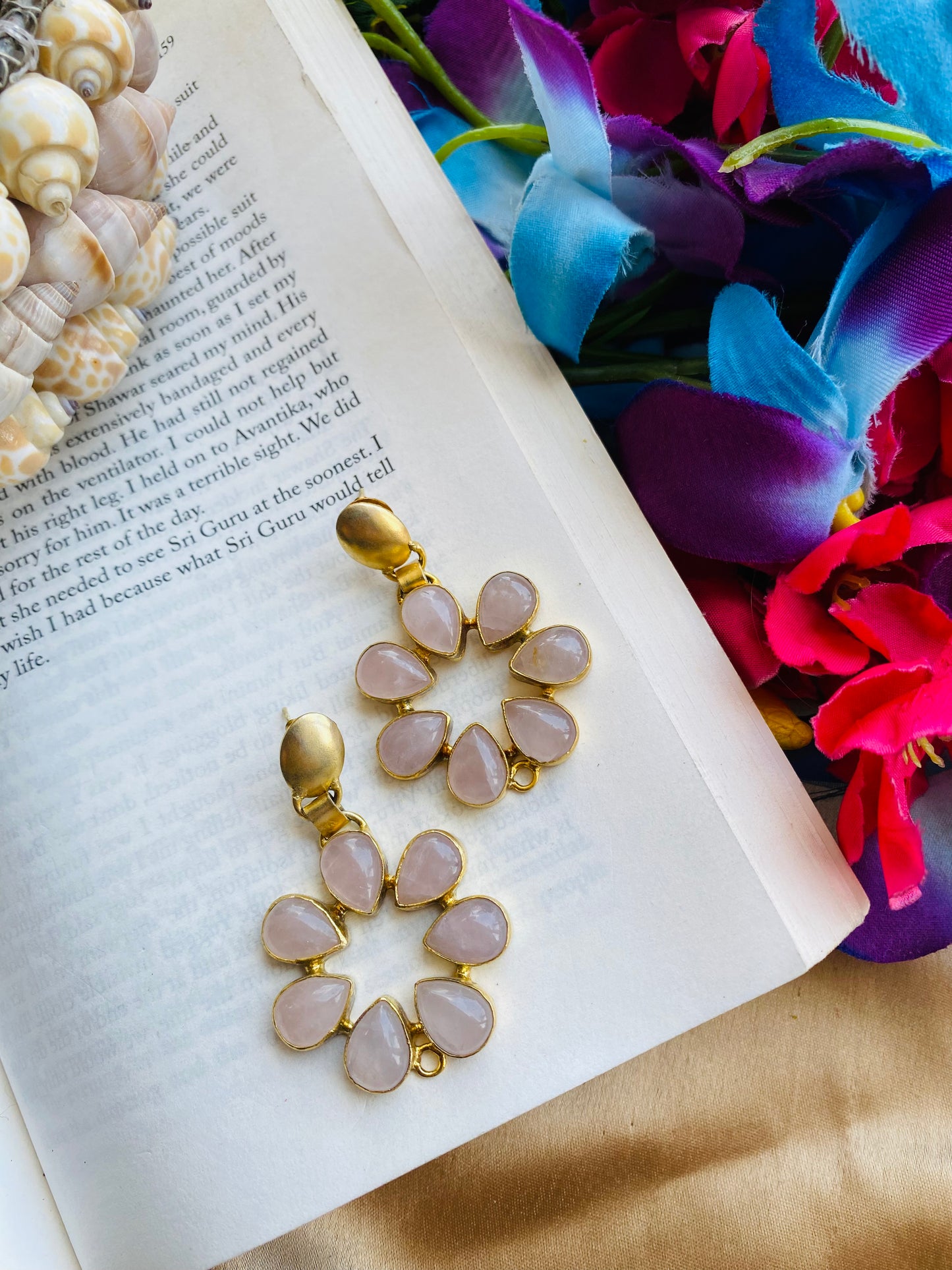 Rose Flower Earring