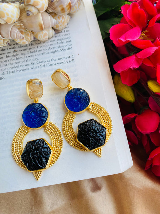 Nazneen Citrine Earrings