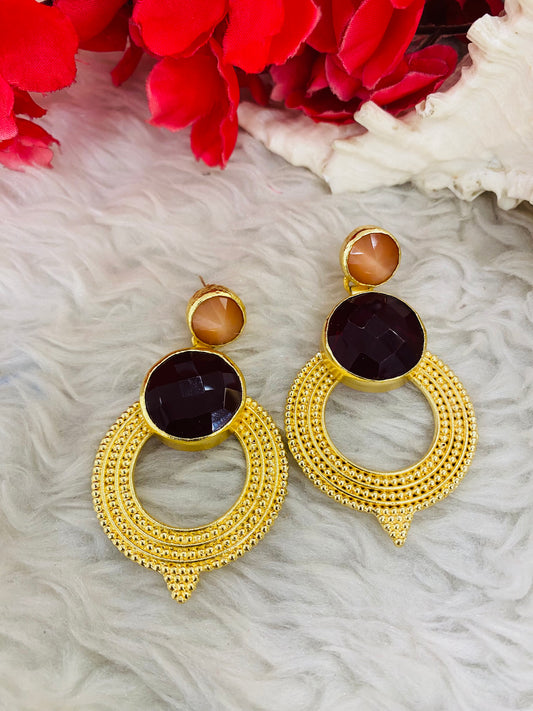 Monalisa Curve Earring