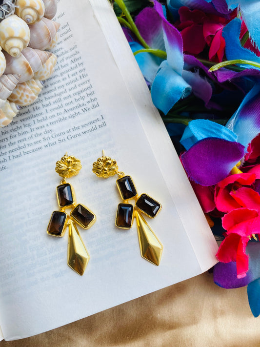 Tie on Flower Earrings