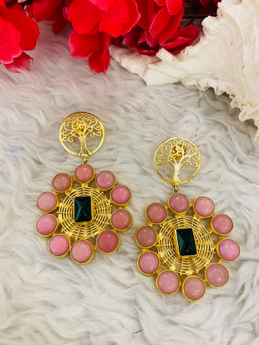 Blushing Flora Earring