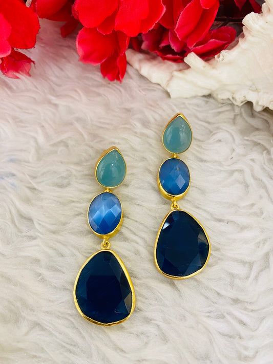 Shades of Blue Earrings