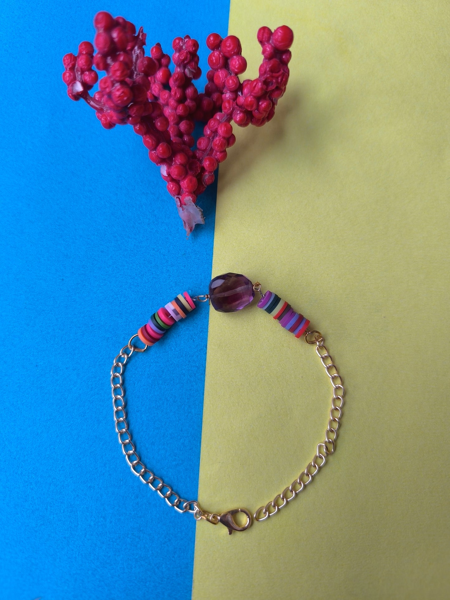 Amethyst stone bracelet