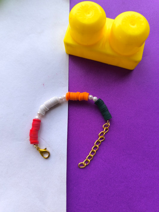 COLOURFUL BEADS WITH PEARL