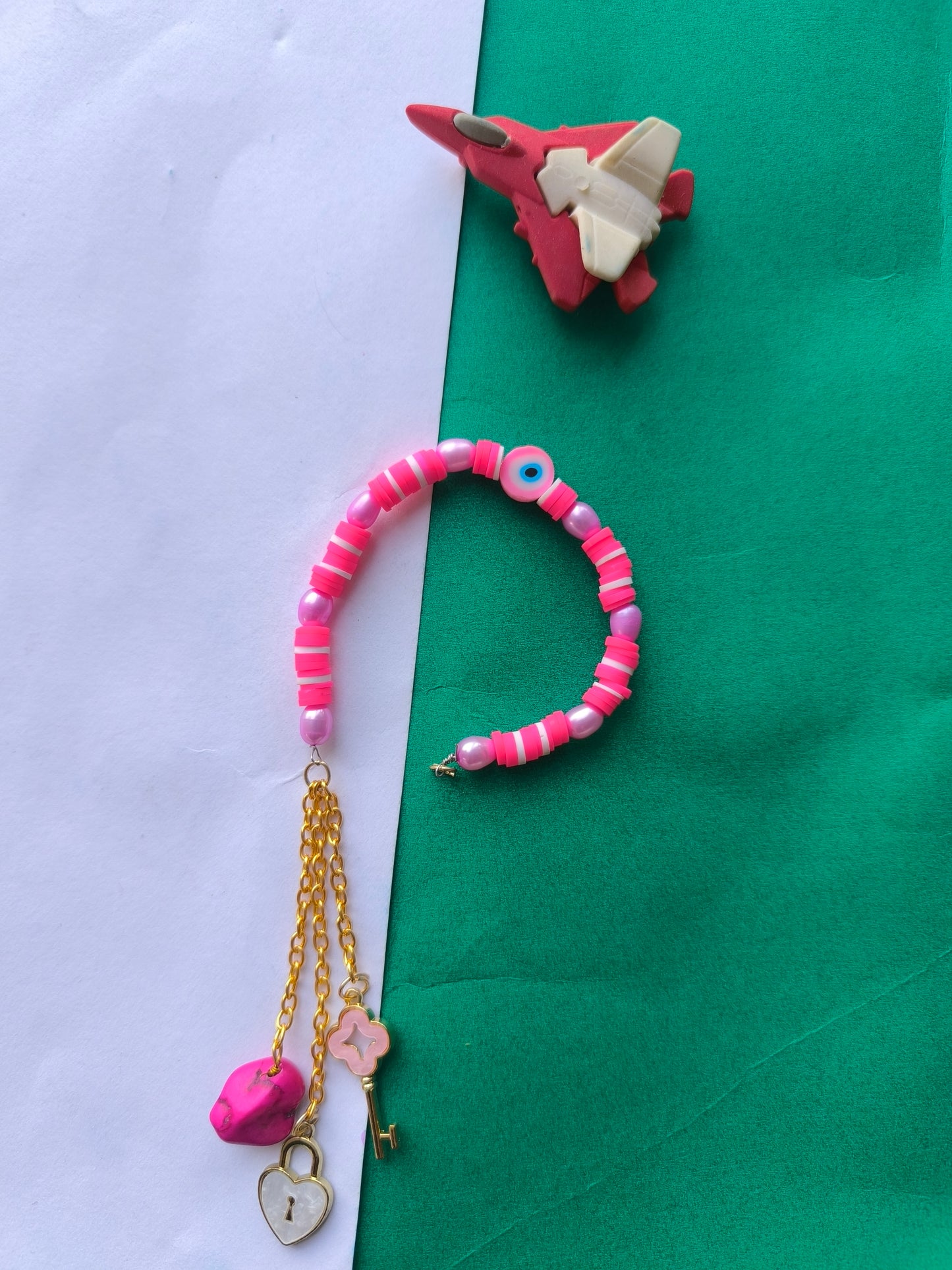 evileye pink bracelet
