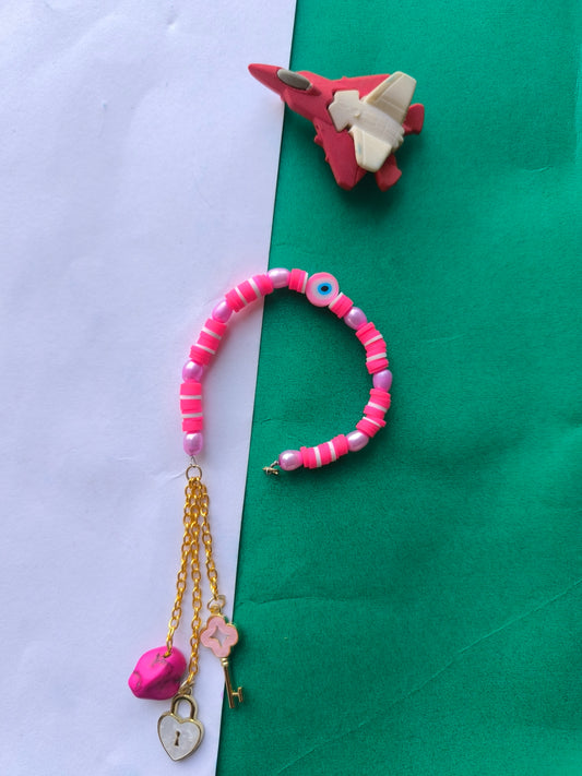 evileye pink bracelet