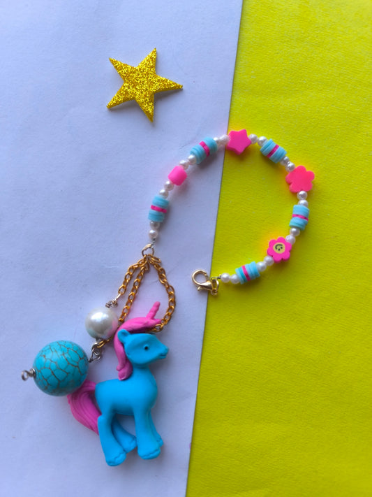 COLOURFUL BEADS WITH ERASER  TASSEL AND STONEBEADS