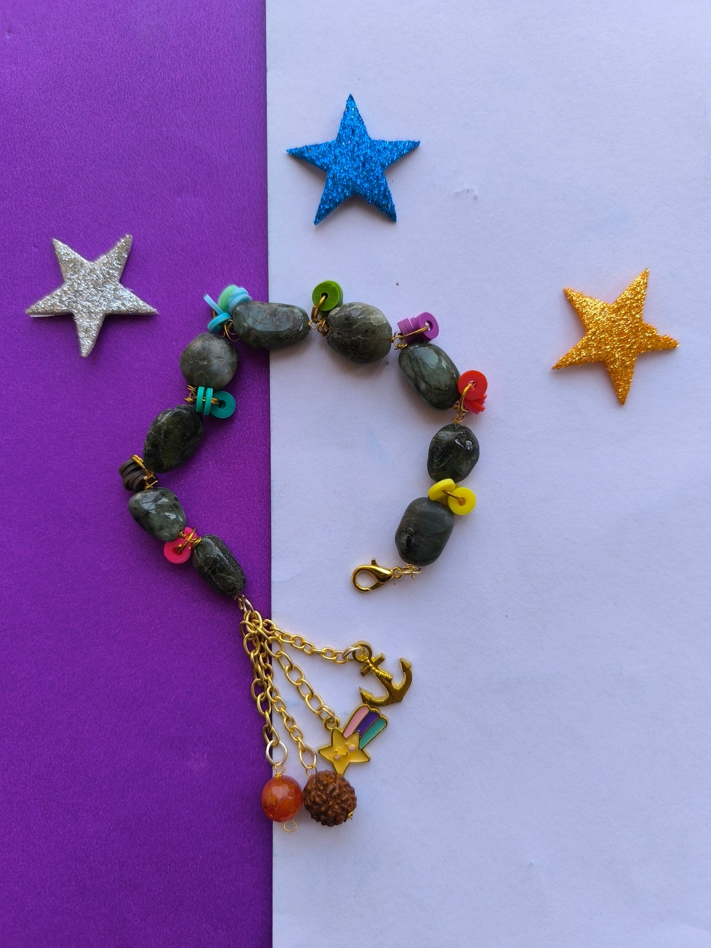 Green aventurne beads bracelet