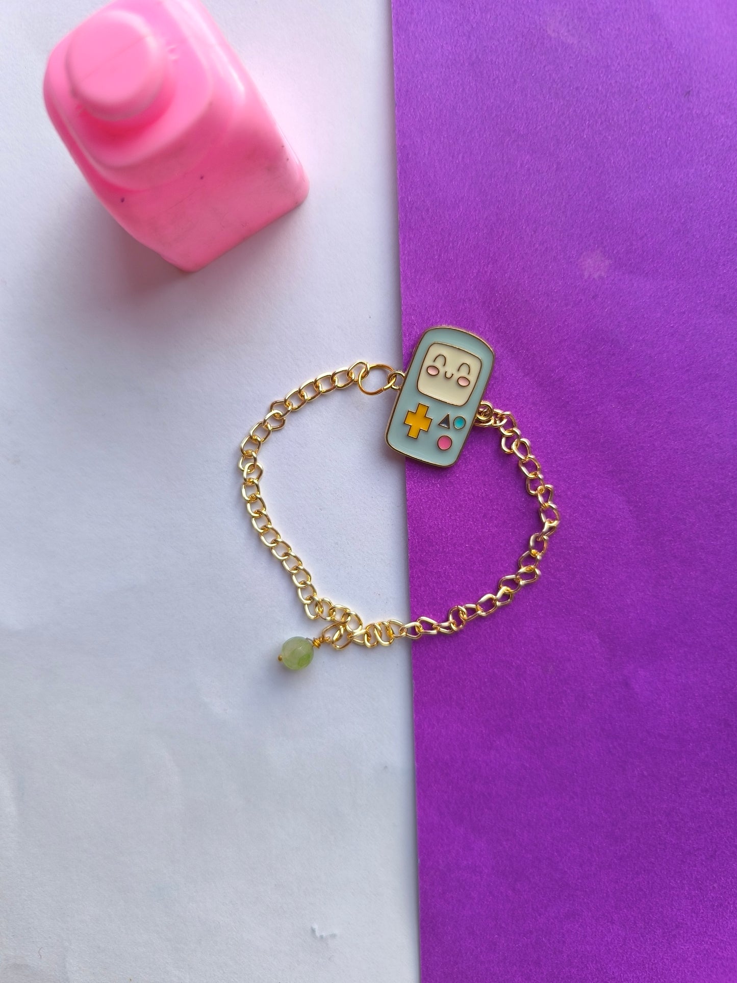 Phone charm bracelet