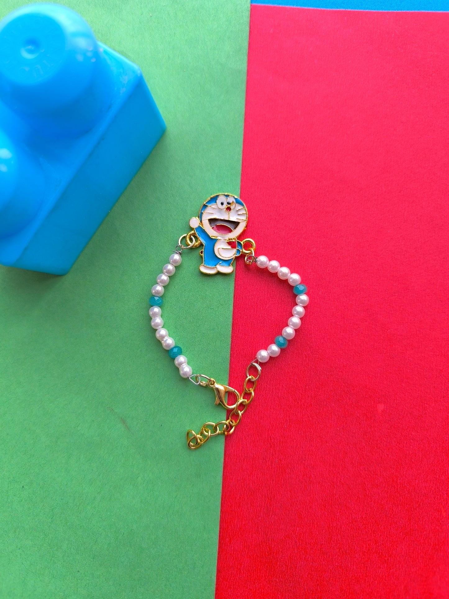 Doremon charm with beads