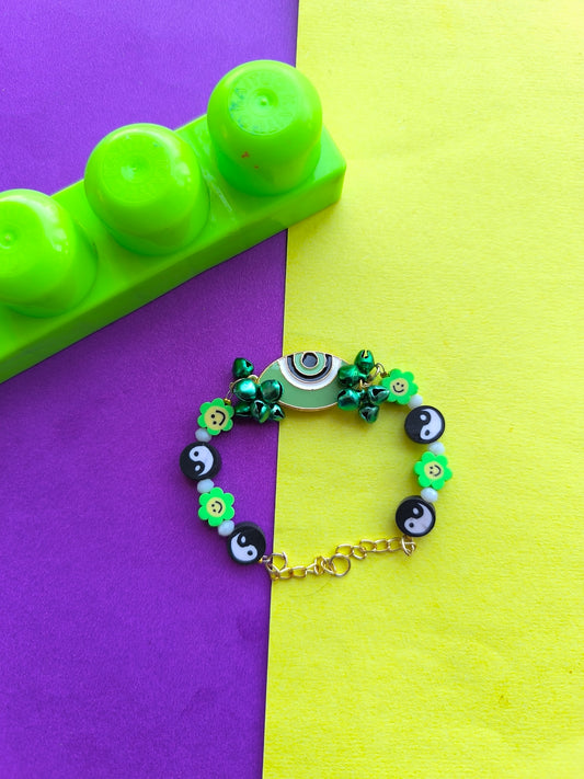 Green evil eye