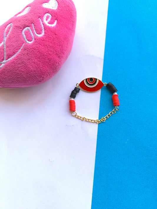 Red evil eye bracelet