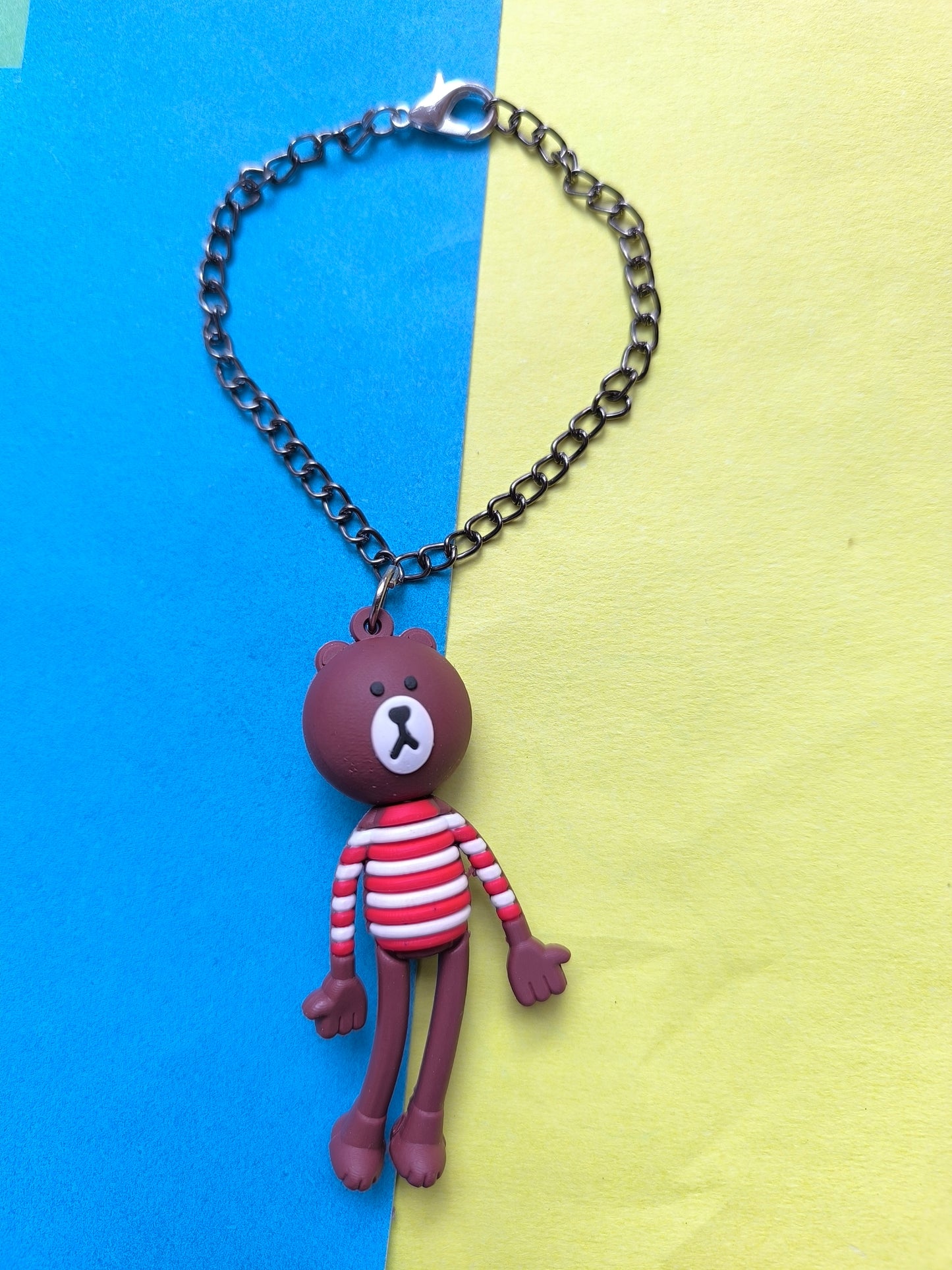 Teddy bear with chain