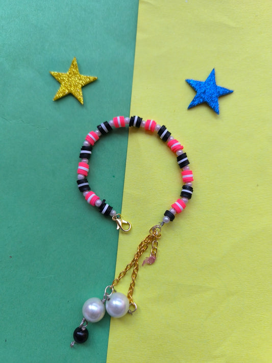 Colourful beads bracelet