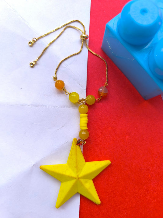 Star eraser with chain