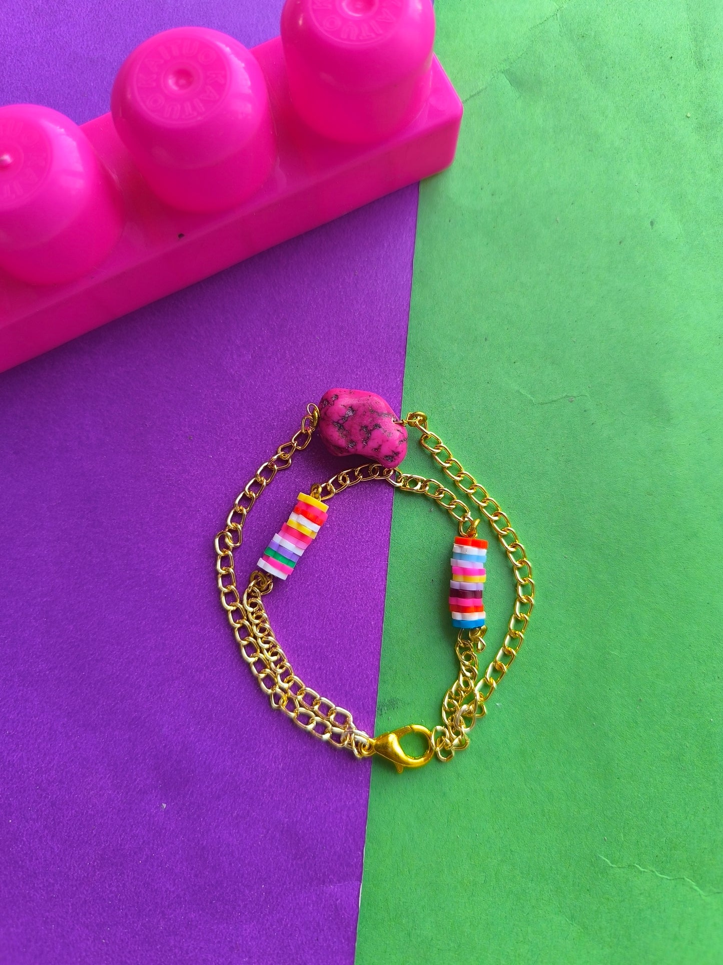 Pink tourquise bracelet