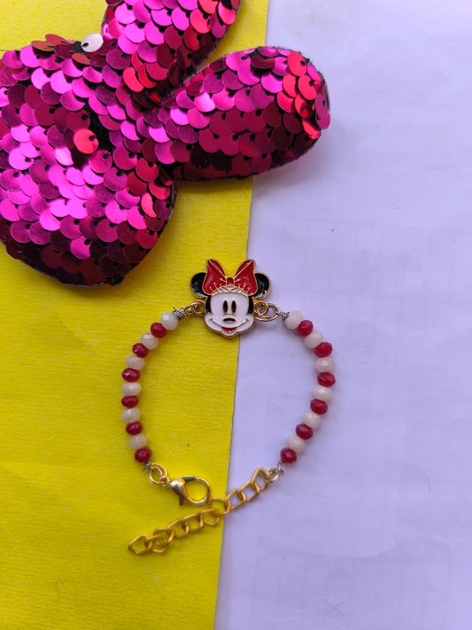 Micky charm with beads