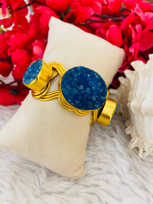 Oceanic Sugar Druzy Handcuff