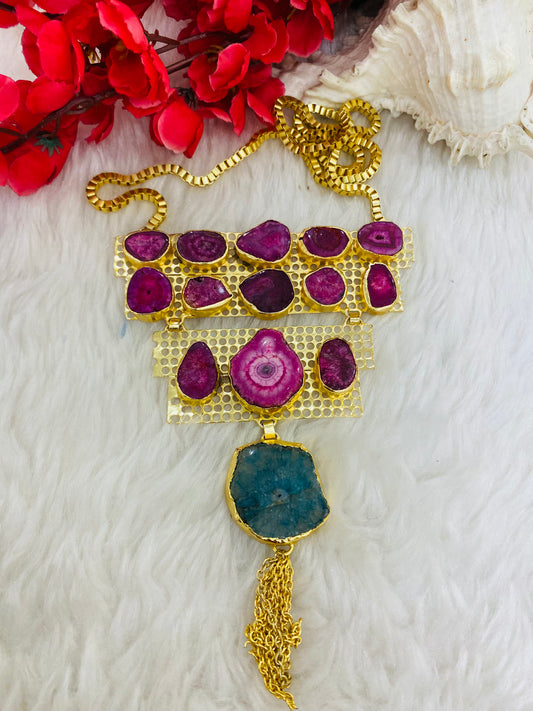 Kashni Agate Layered Necklace