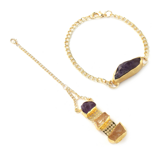 Rough Stone Couple Rakhi