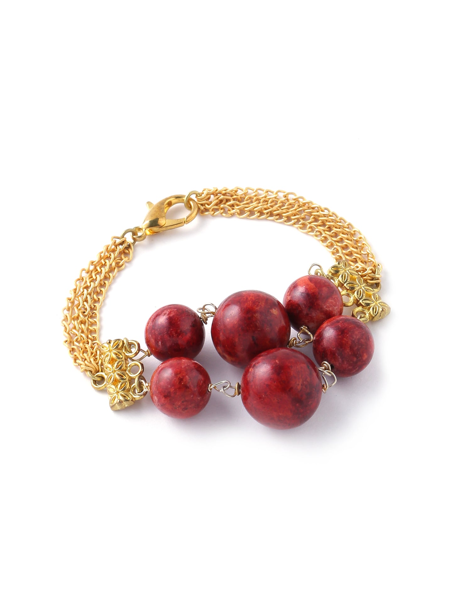 Coral beads bracelet