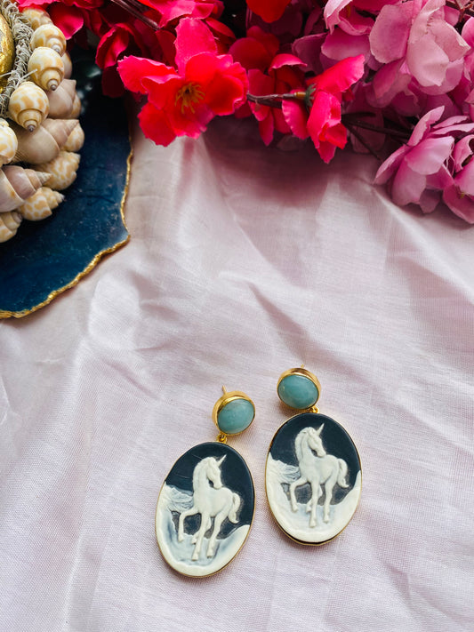 Riding Horse Earrings