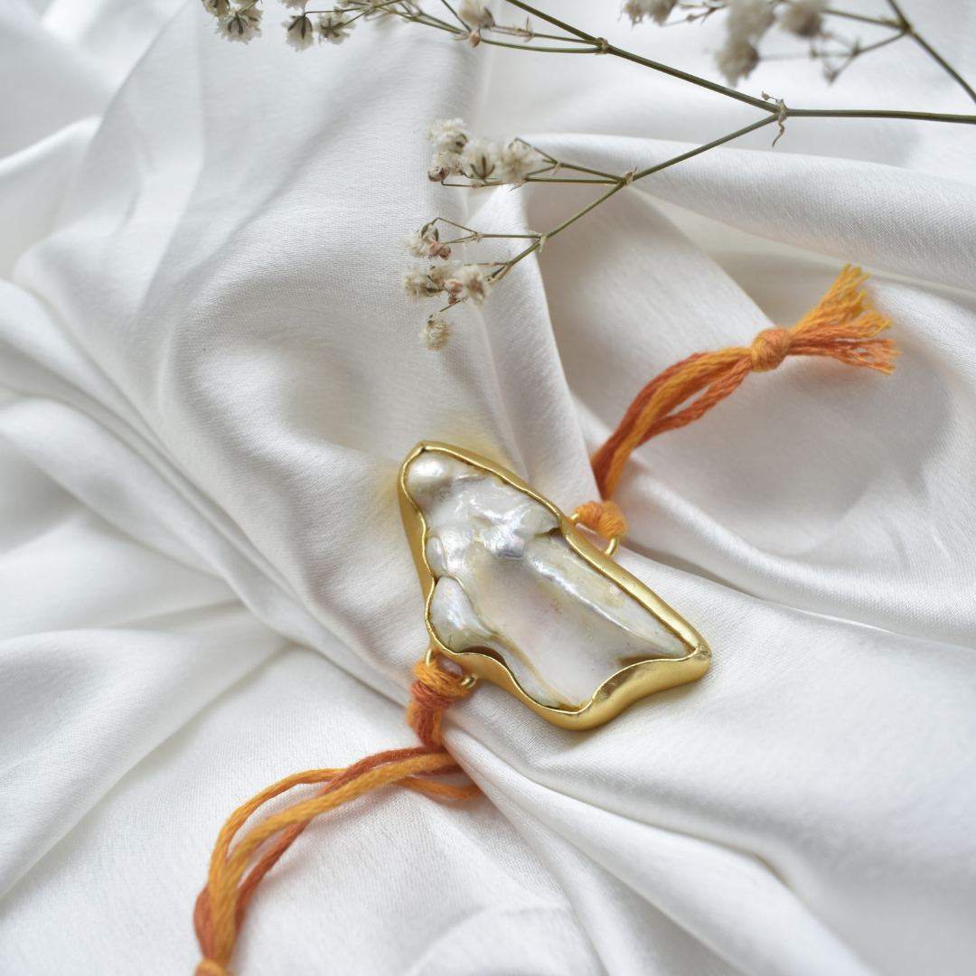 Baroque Pearl Mauli Rakhi