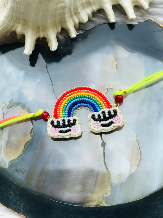Handcrafted Smiley Rainbow