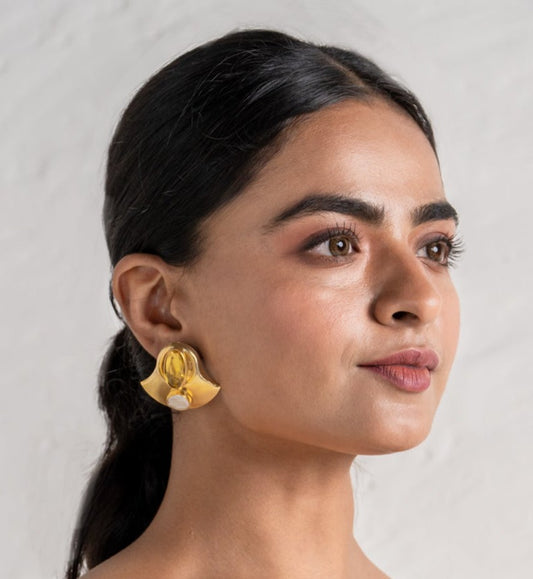 Citrine Bell Earrings