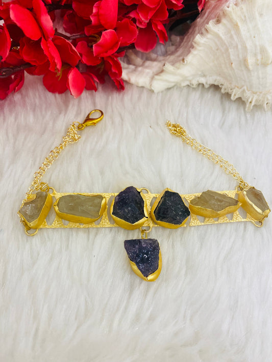 Faiza Amethyst Choker