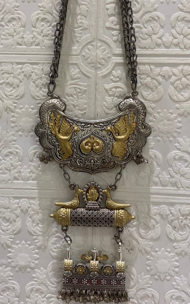 Ganesha Peacock Necklace