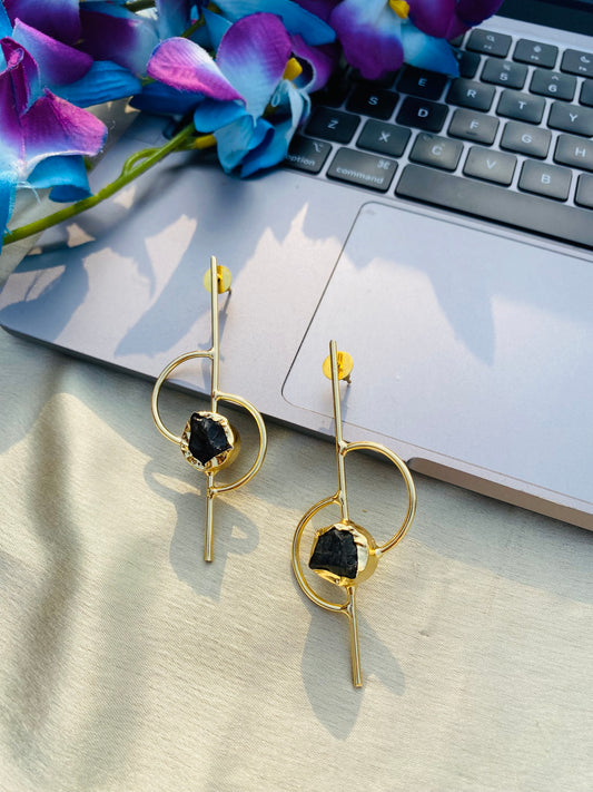 Link Me Up Smoky Topaz Earrings