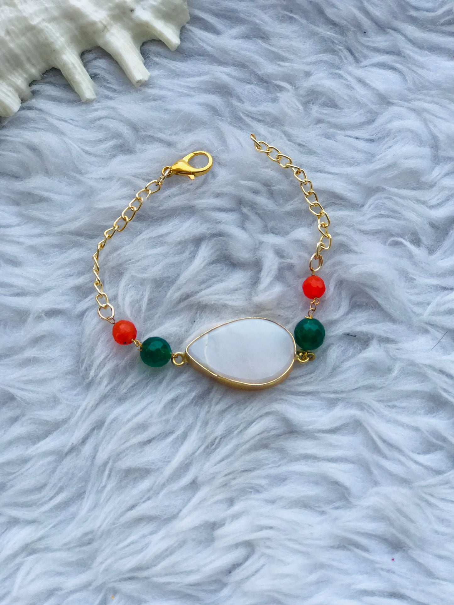 Opal with Beads Bracelet