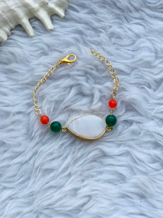 Opal with Beads Bracelet