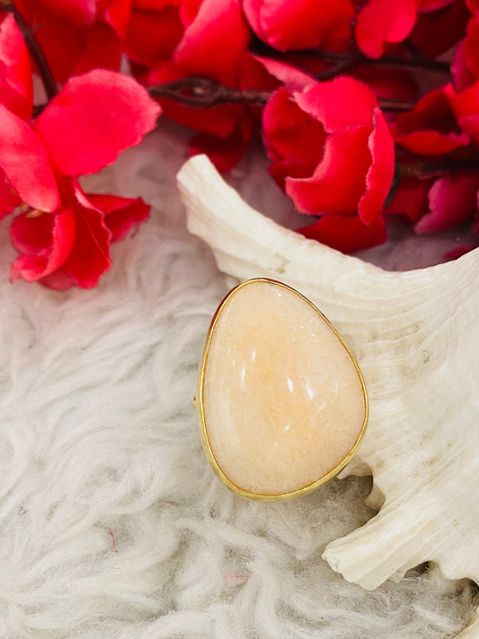 Peachy Opal Ring
