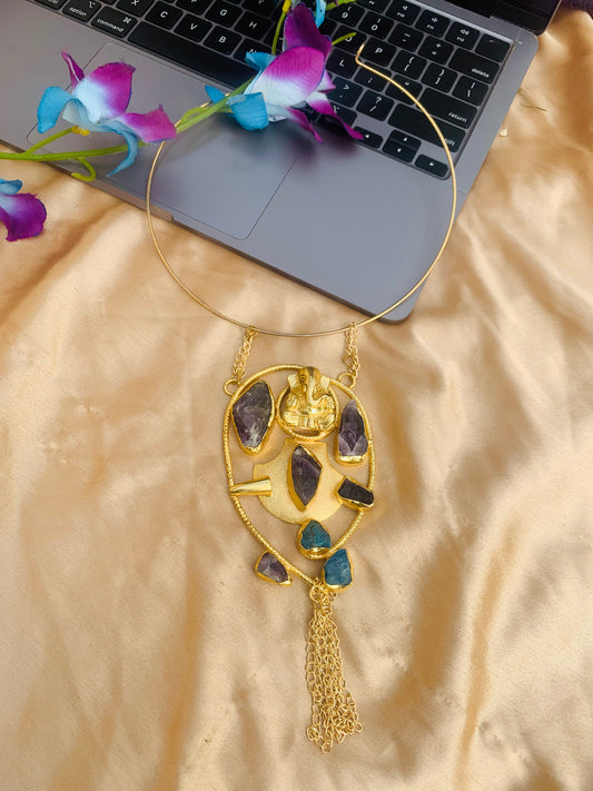 Ganesha Hasli Necklace