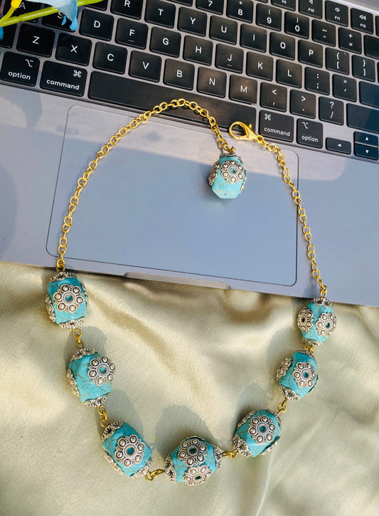 Beads of Turquoise Necklace