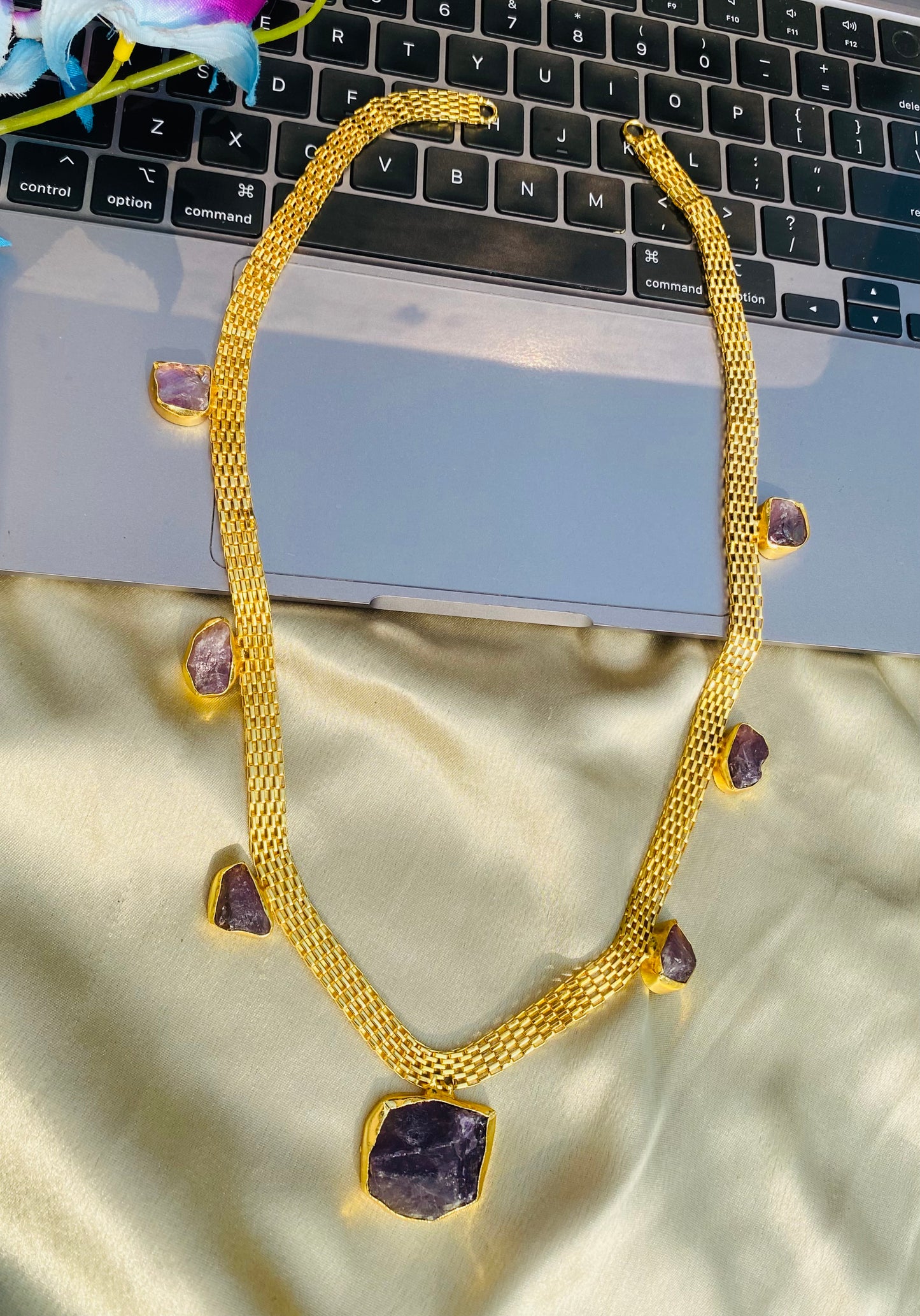 Amethyst Rough Necklace