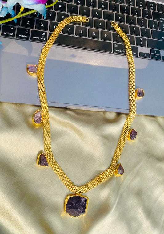 Amethyst Rough Necklace