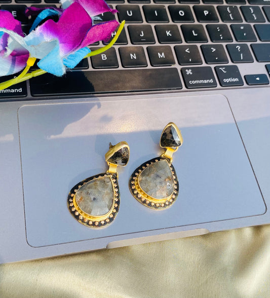 Touch Of Grey Earrings