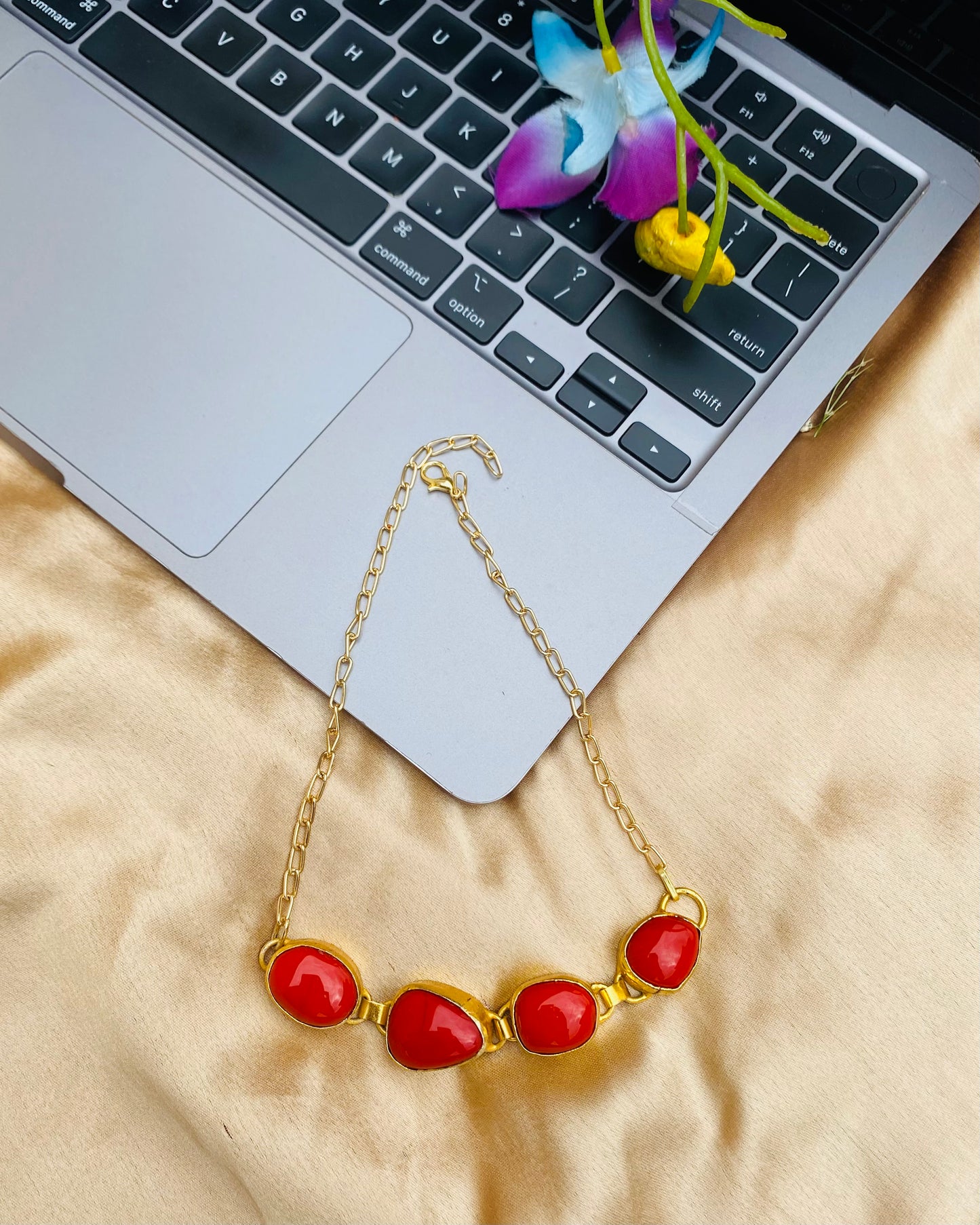 Red Coral Choker