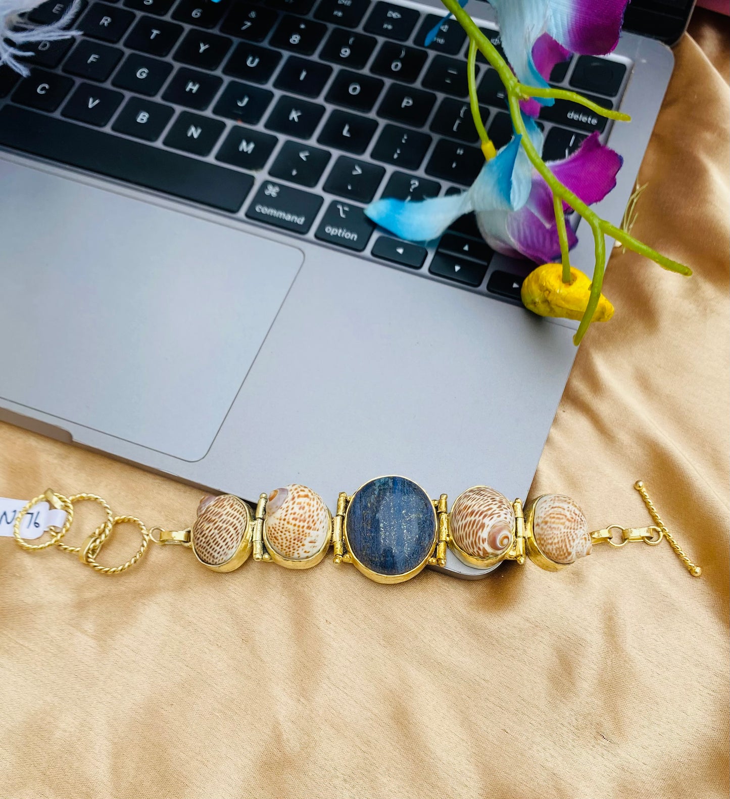 Lapis Lazuli Shell Choker