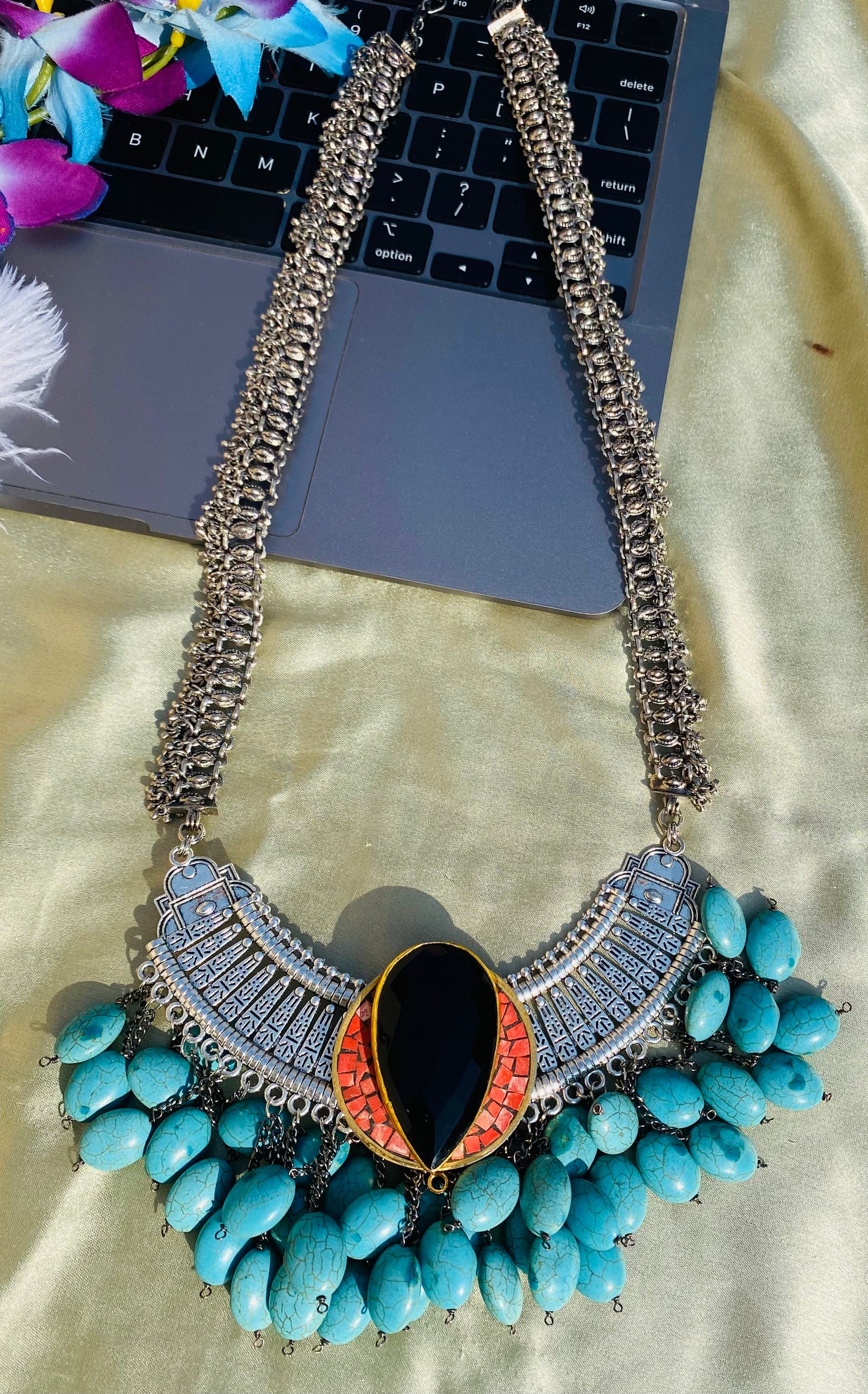 Turquoise Fall Necklace