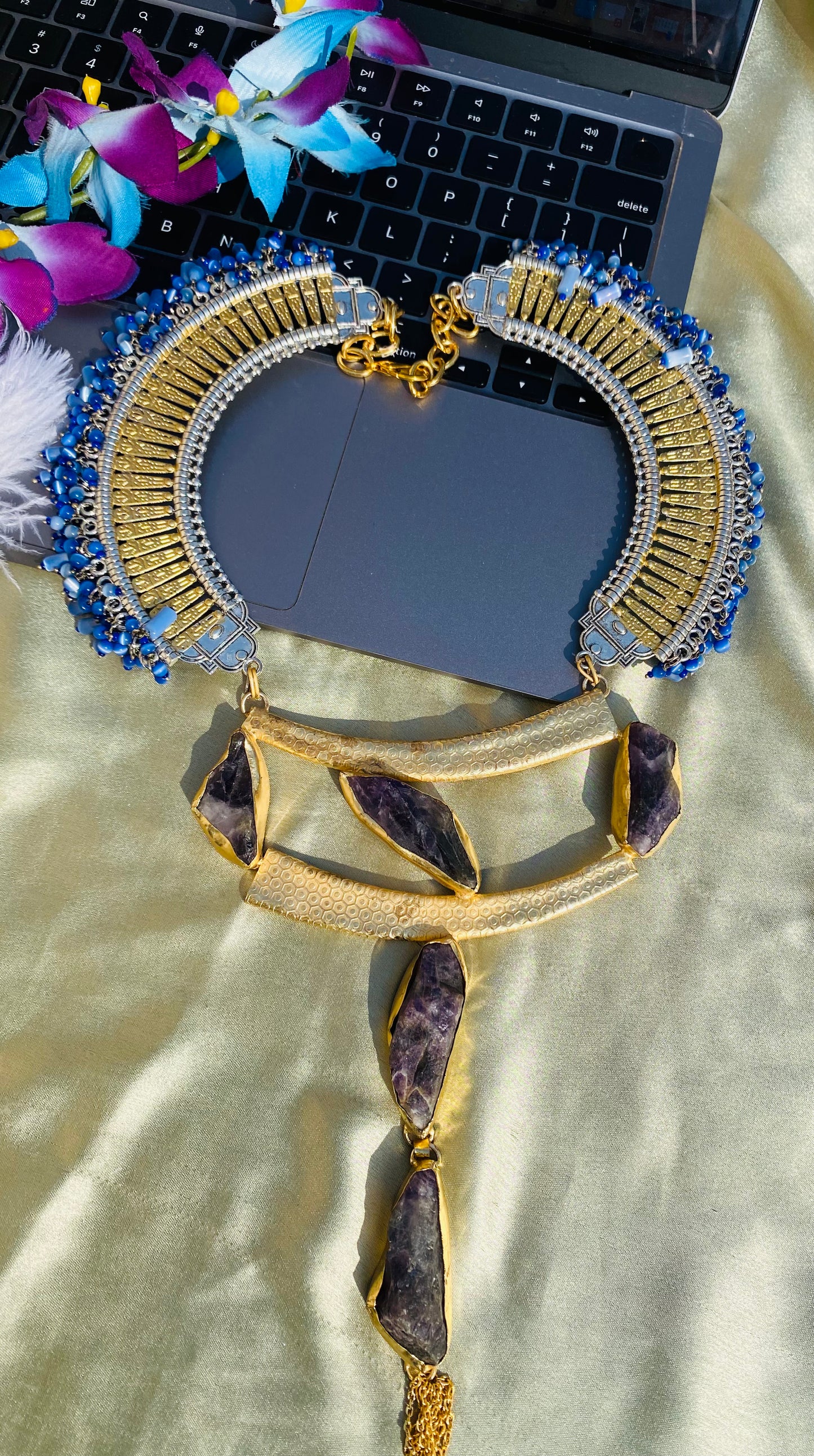 Amethyst Drama Necklace