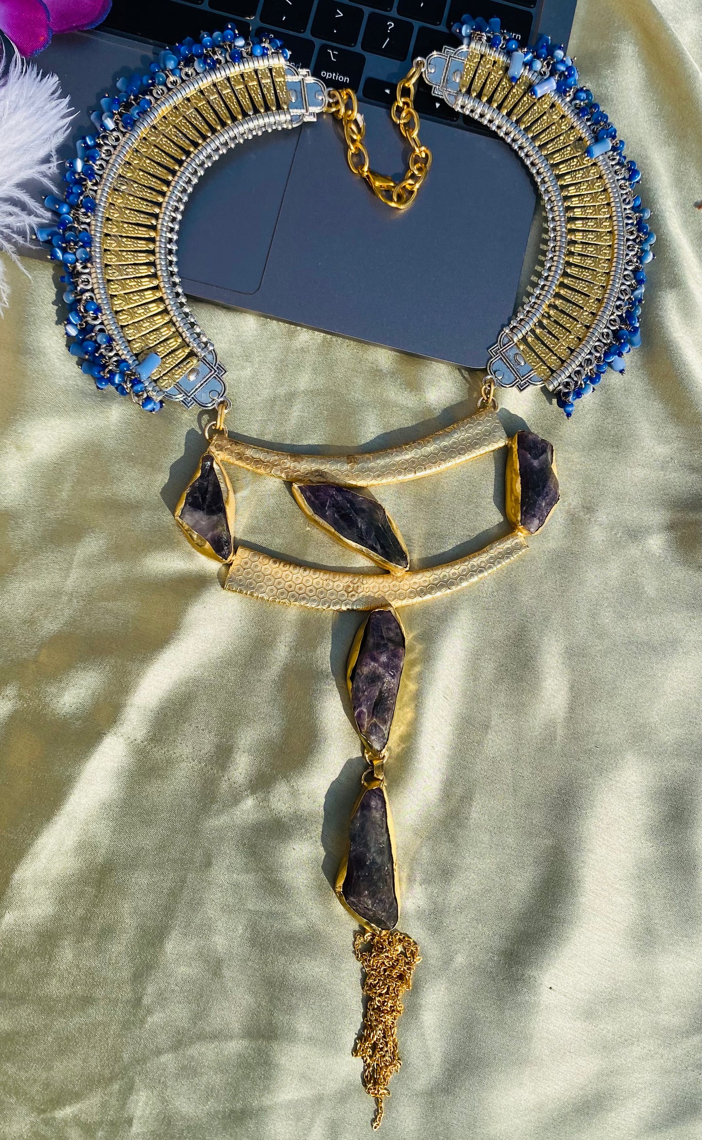 Amethyst Drama Necklace