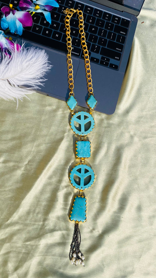 Shapes Of Turquoise Necklace