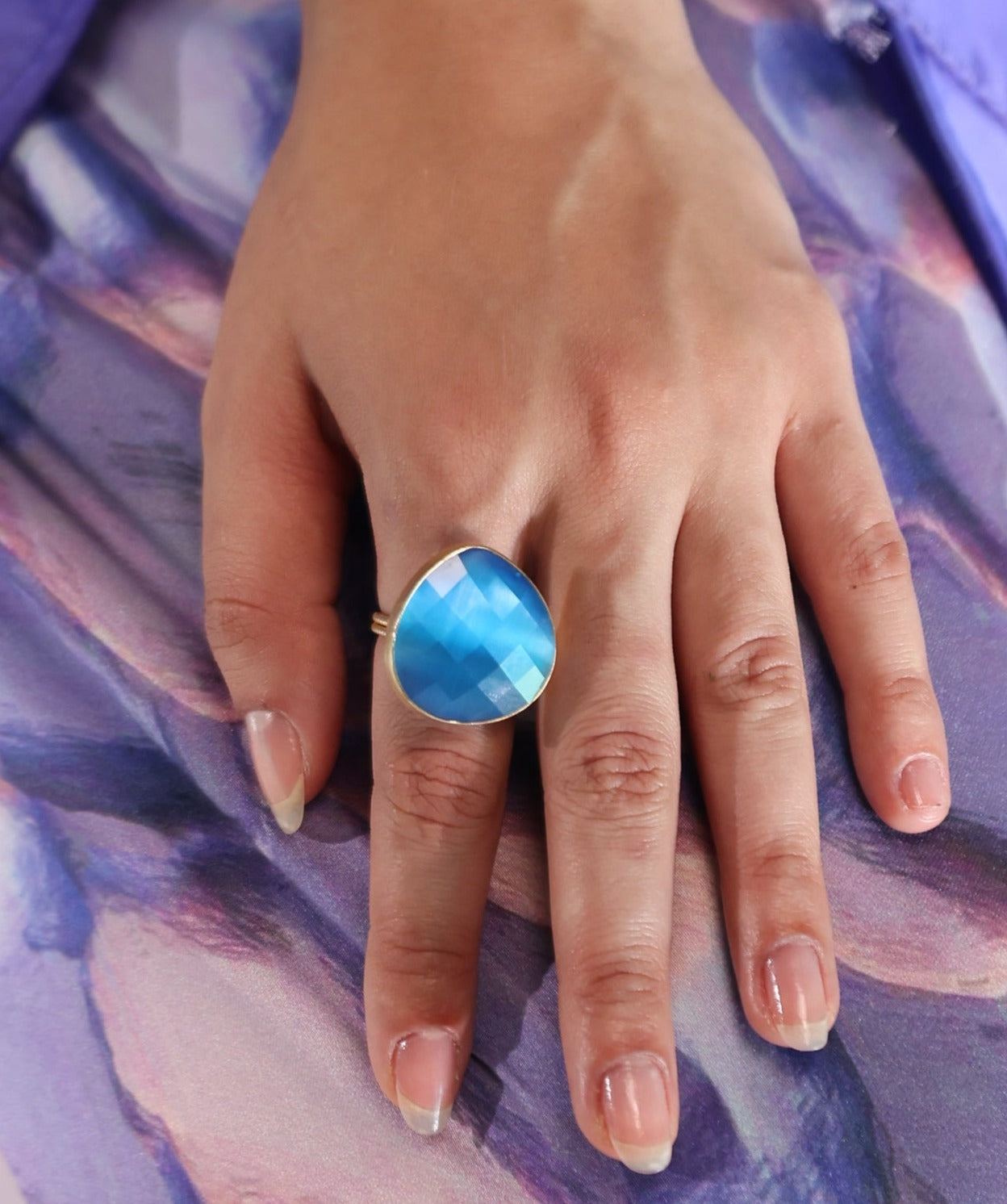 Blue Monalisa Ring