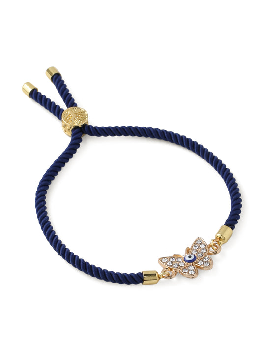 Butterfly Evil Eye Thread Bracelet