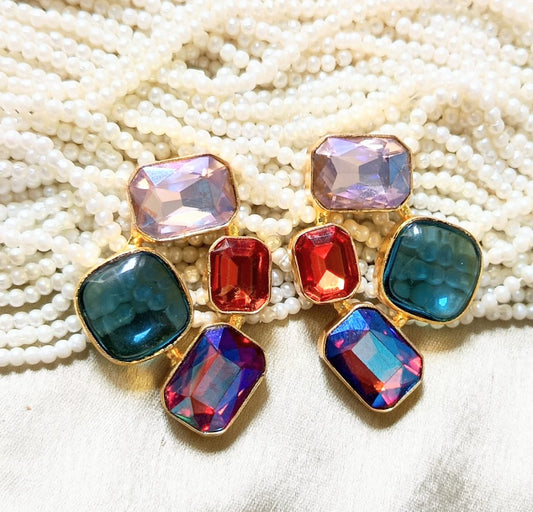 Multicolour Statement Earring